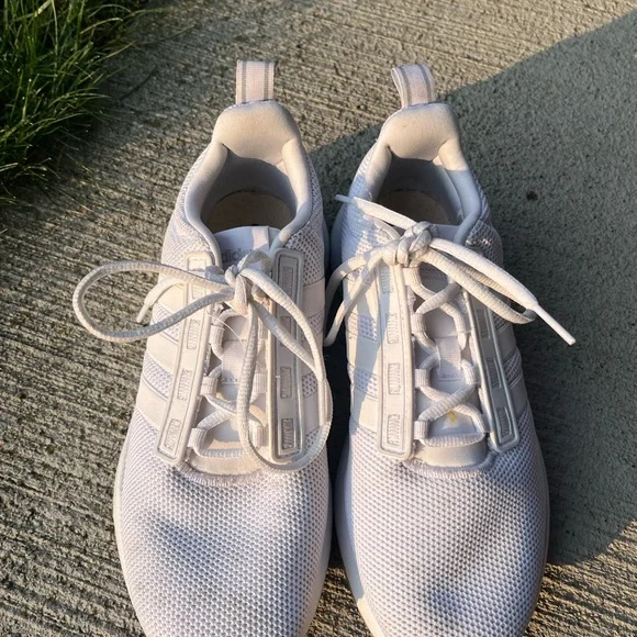 White Adidas Sneakers - Picture 3 of 8